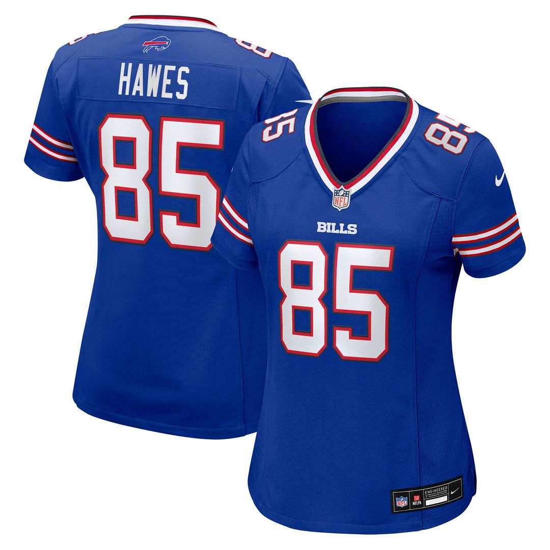 Jackson Hawes Buffalo Bills Nike Women's Team Game Jersey - Royal Official NFL Team Apparel Football Fan Gear
