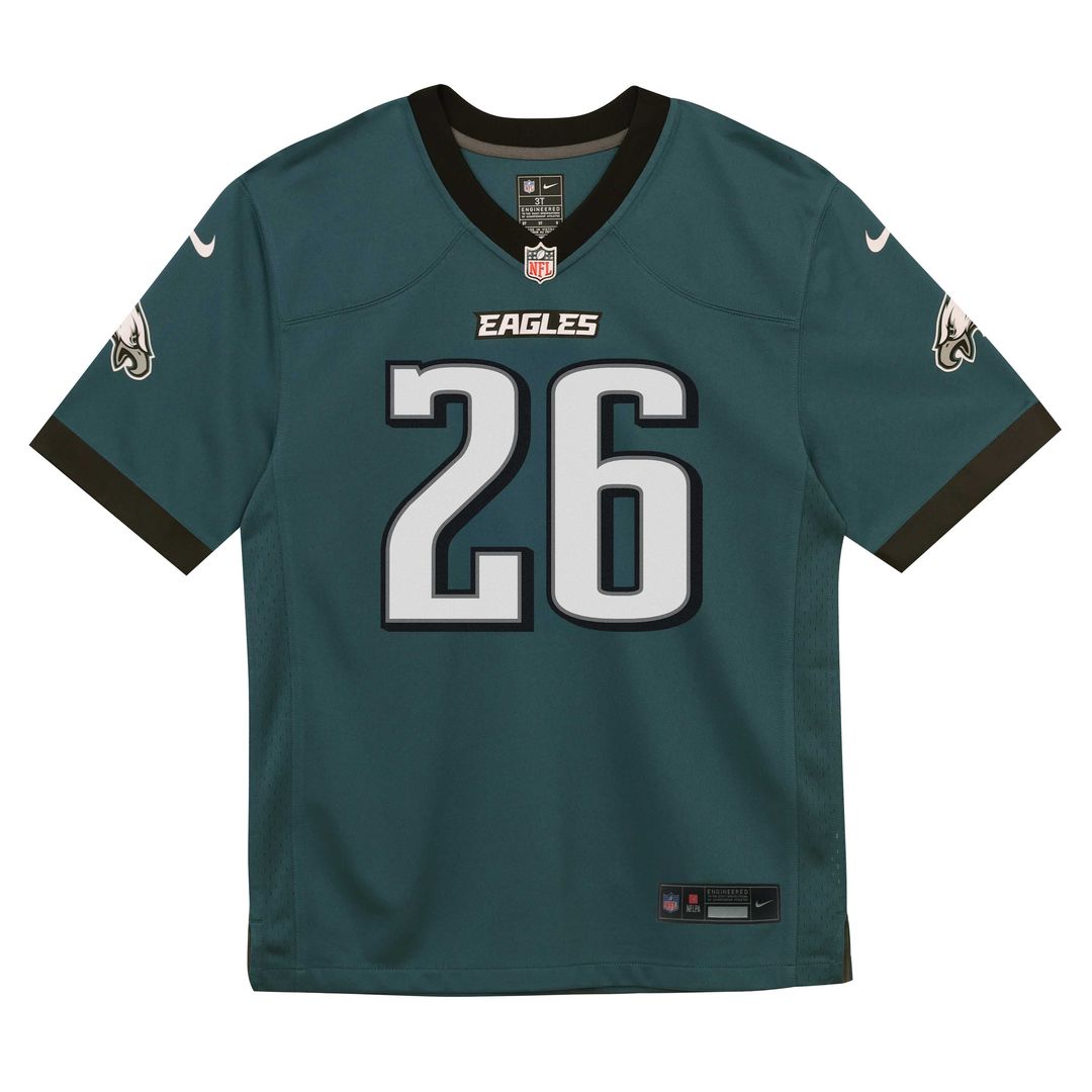 Saquon Barkley Philadelphia Eagles Nike Preschool Team Game Jersey - Midnight Green Official NFL Team Apparel Football Fan Gear