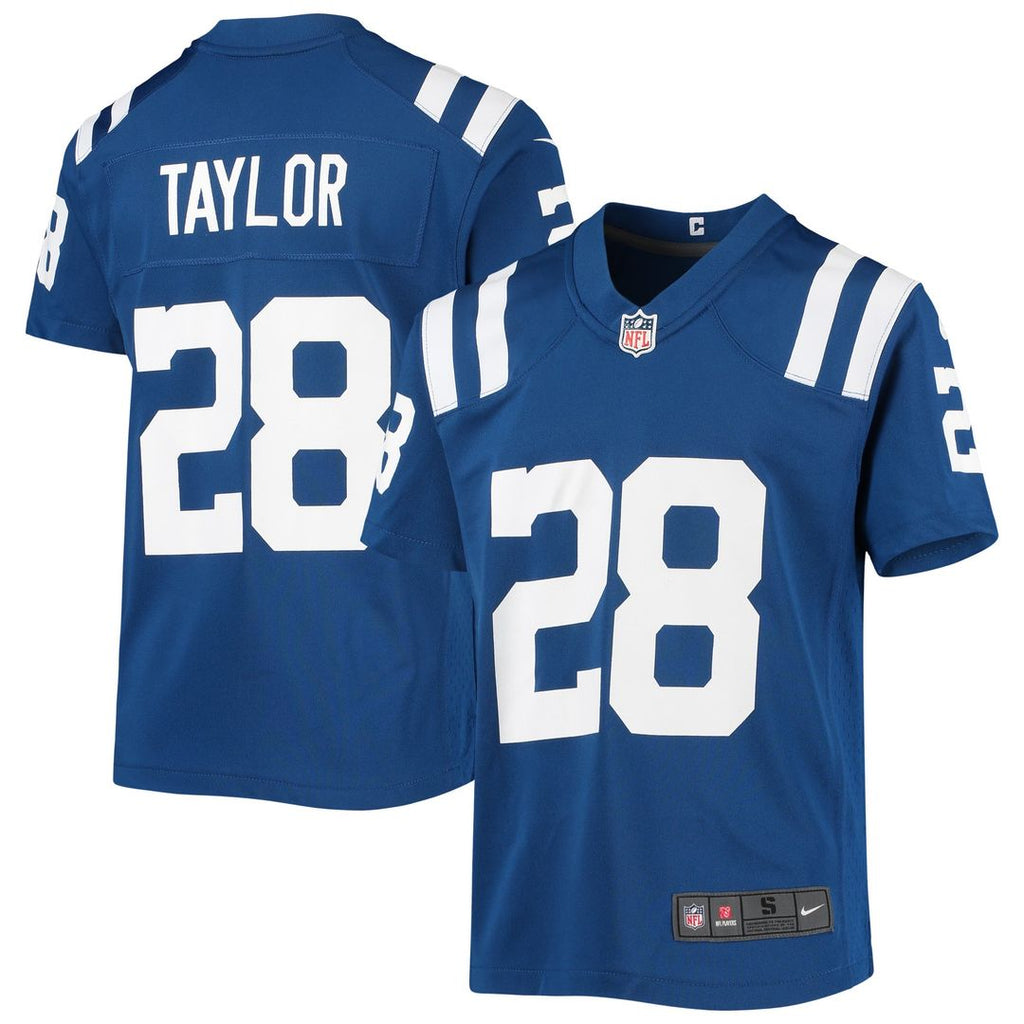 Jonathan Taylor Indianapolis Colts Nike Youth Game Jersey - Royal Official NFL Team Apparel Football Fan Gear