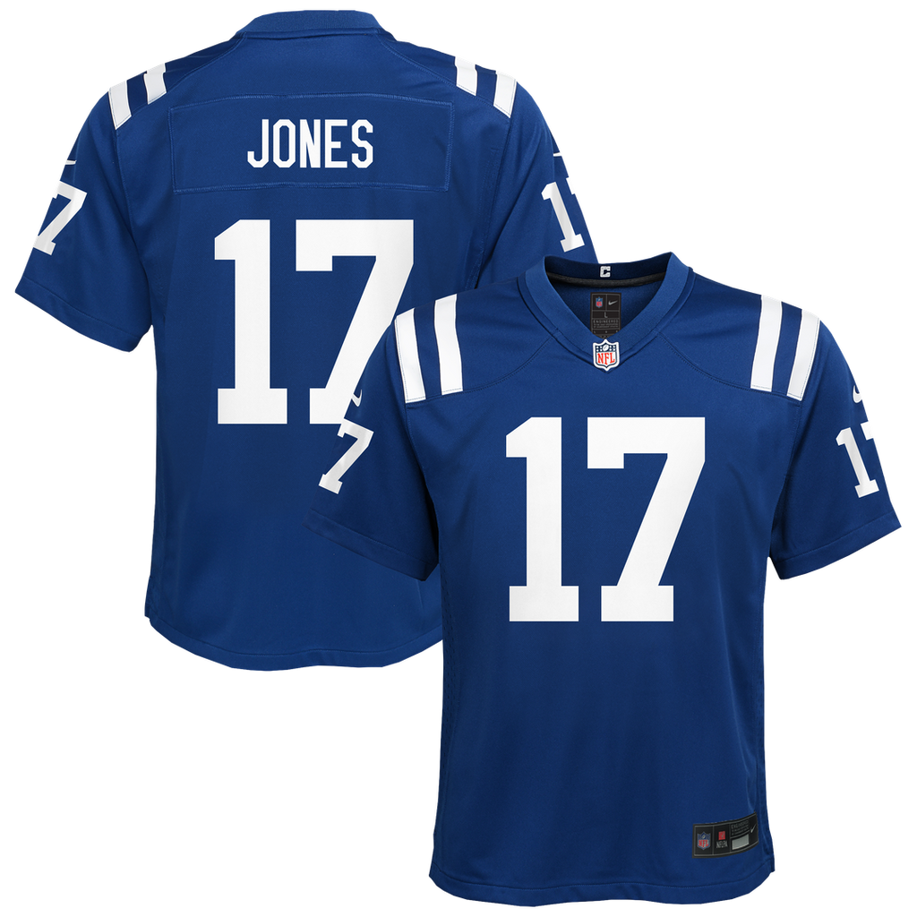 Daniel Jones Indianapolis Colts Nike Youth Alternate 2 Game Jersey - Royal Official NFL Team Apparel Football Fan Gear