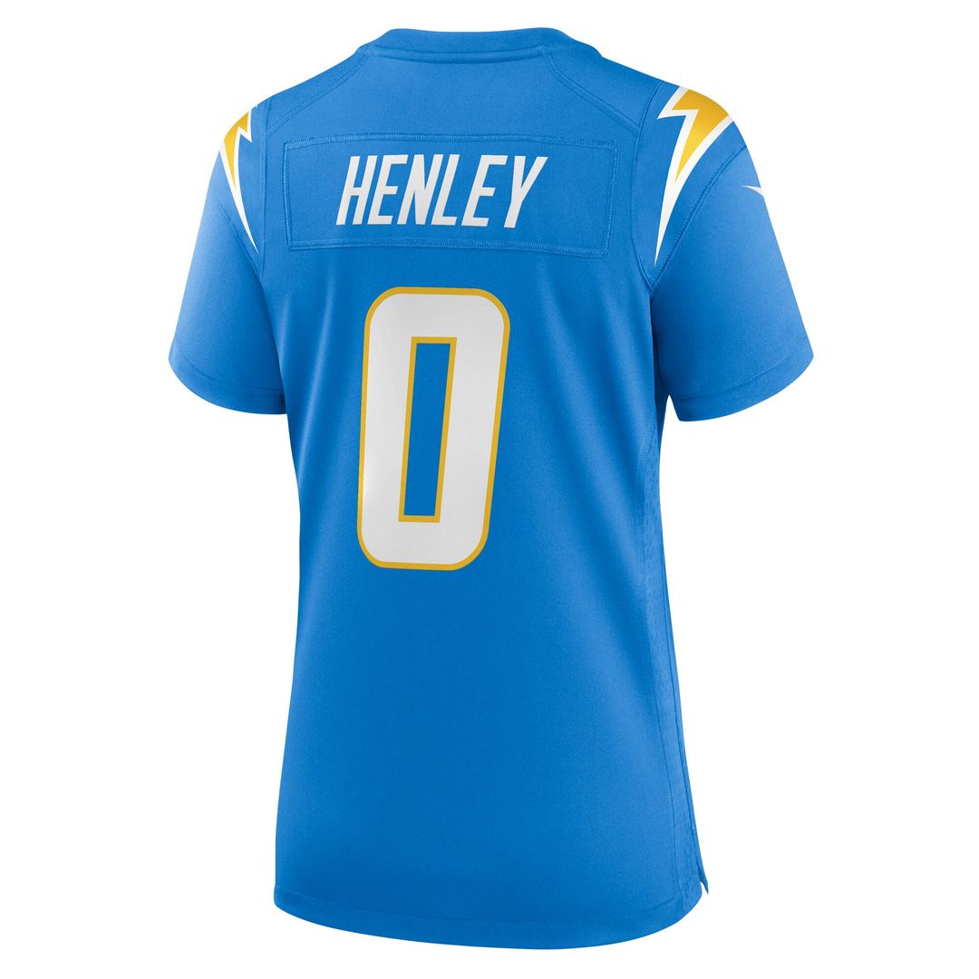 Daiyan Henley Los Angeles Chargers Nike Women's Team Game Jersey - Powder Blue Official NFL Team Apparel Football Fan Gear