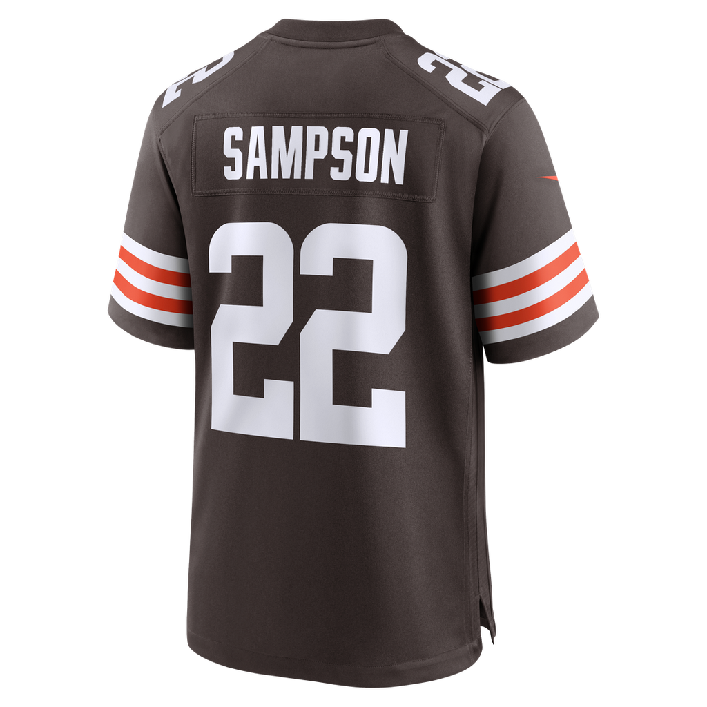 Dylan Sampson Cleveland Browns Nike Team Game Jersey - Brown Official NFL Team Apparel Football Fan Gear