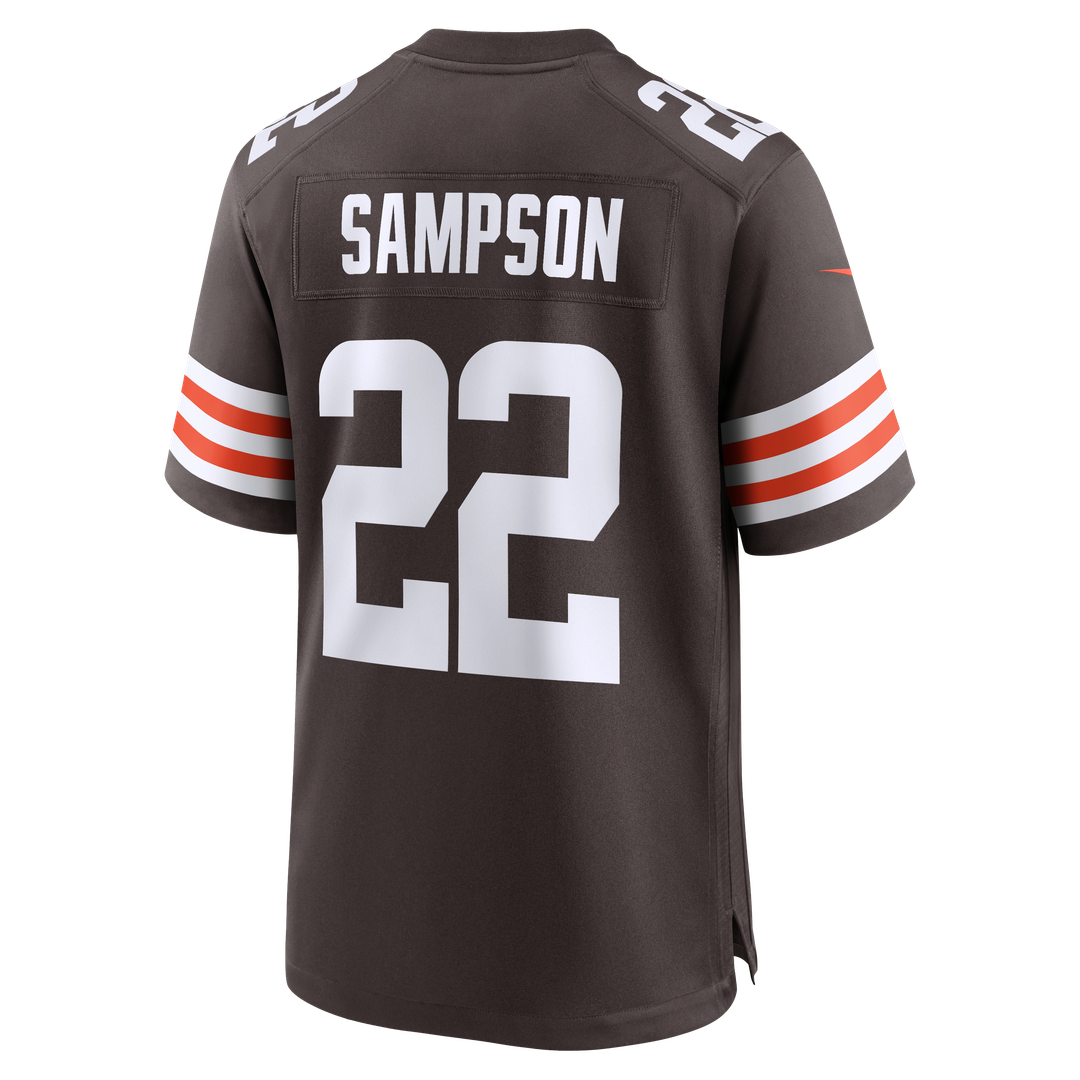Dylan Sampson Cleveland Browns Nike Team Game Jersey - Brown Official NFL Team Apparel Football Fan Gear