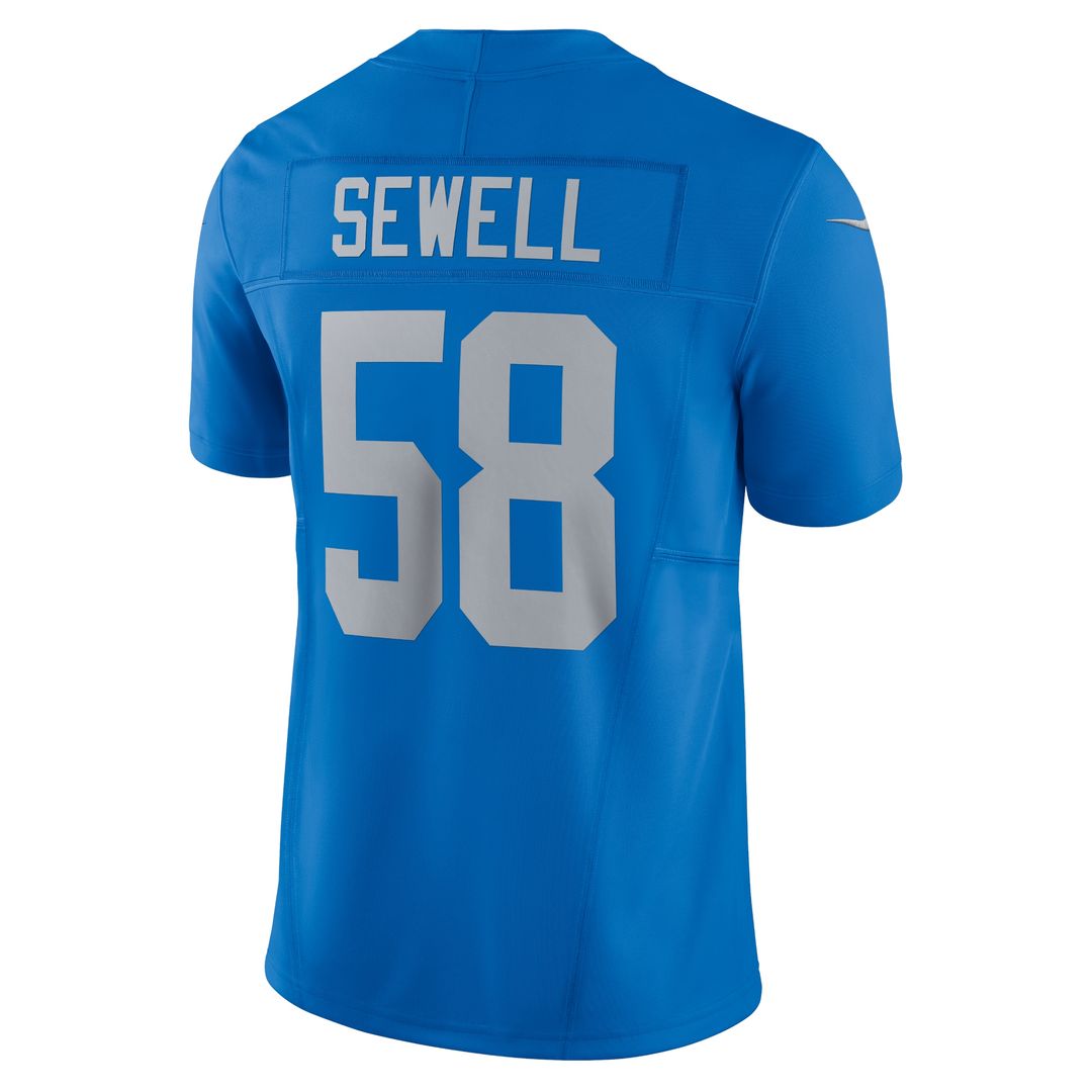 Penei Sewell Detroit Lions Nike Vapor F.U.S.E. Alternate Limited Jersey - Black Official NFL Team Apparel Football Fan Gear