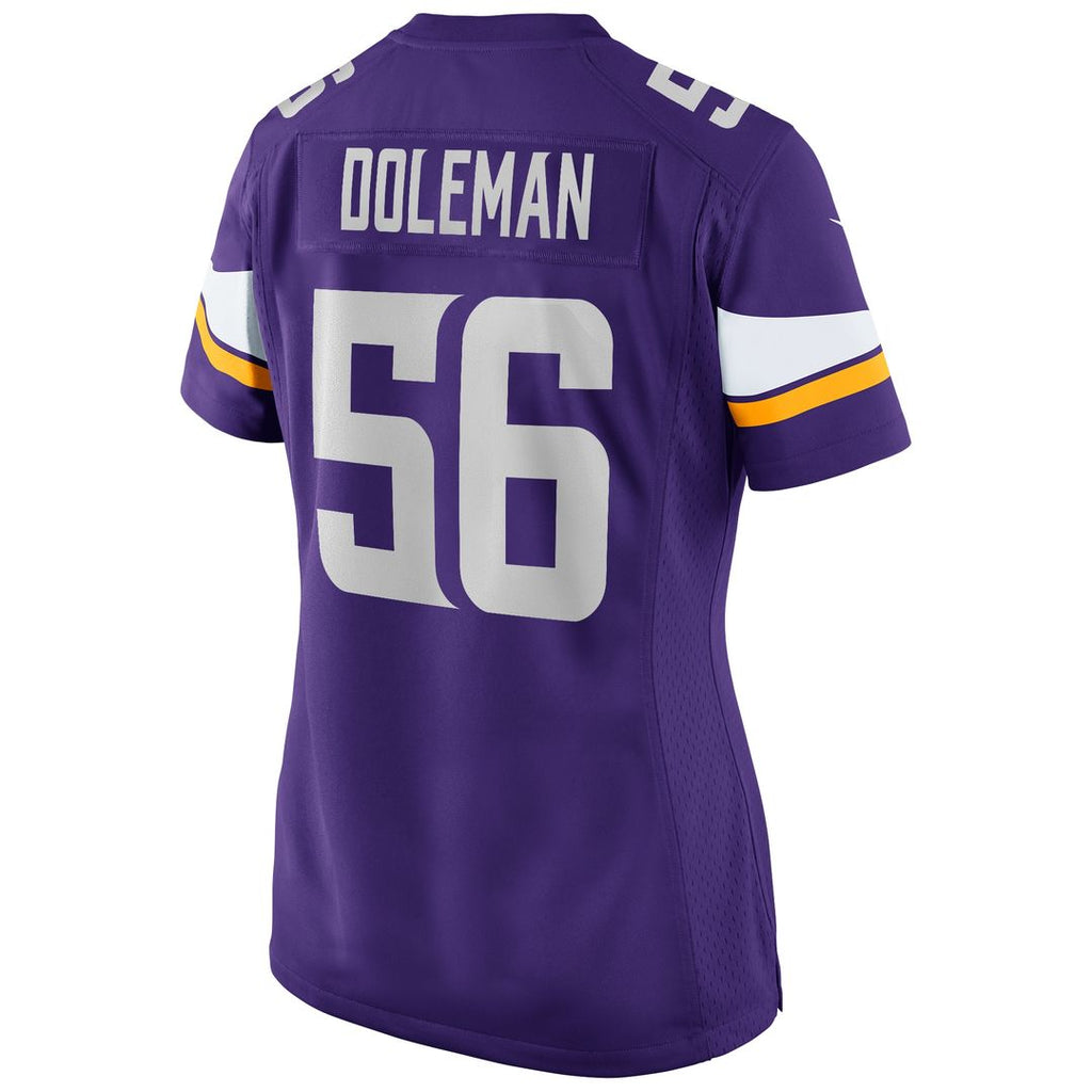 Chris Doleman Minnesota Vikings Nike Women's Game Retired Player Jersey - Purple Official NFL Team Apparel Football Fan Gear