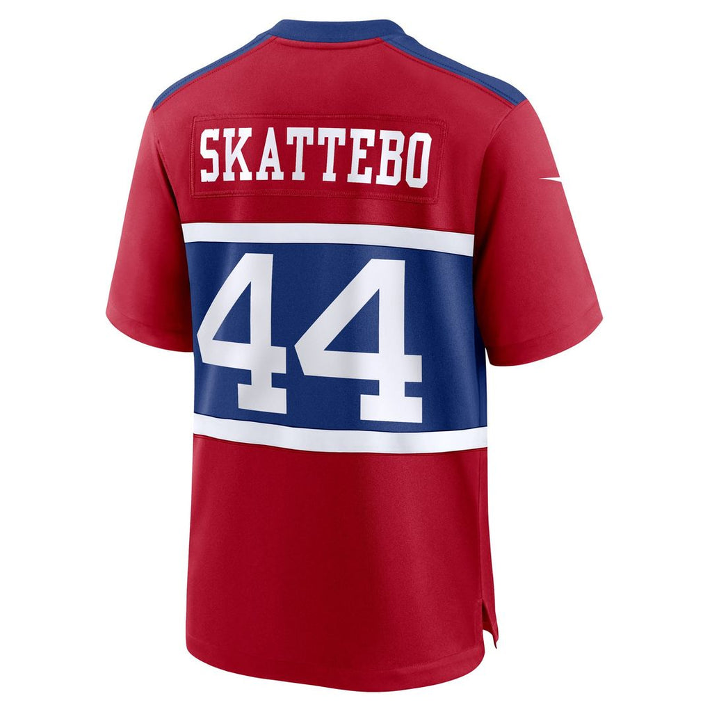 Cam Skattebo New York Giants Nike Alternate Century Red Game Jersey - Red Official NFL Team Apparel Football Fan Gear