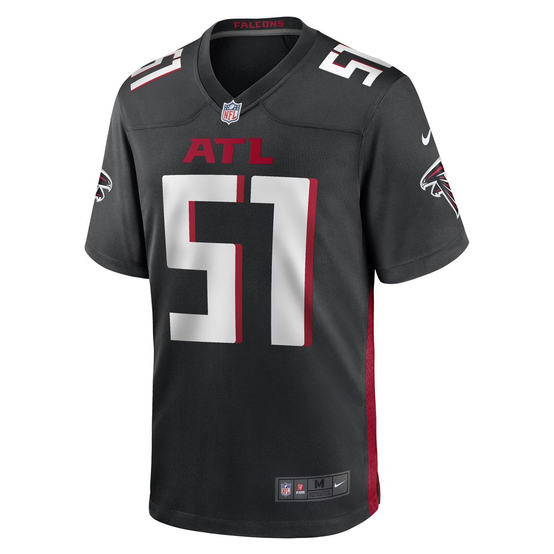 DeAngelo Malone Atlanta Falcons Nike Game Player Jersey - Black Official NFL Team Apparel Football Fan Gear