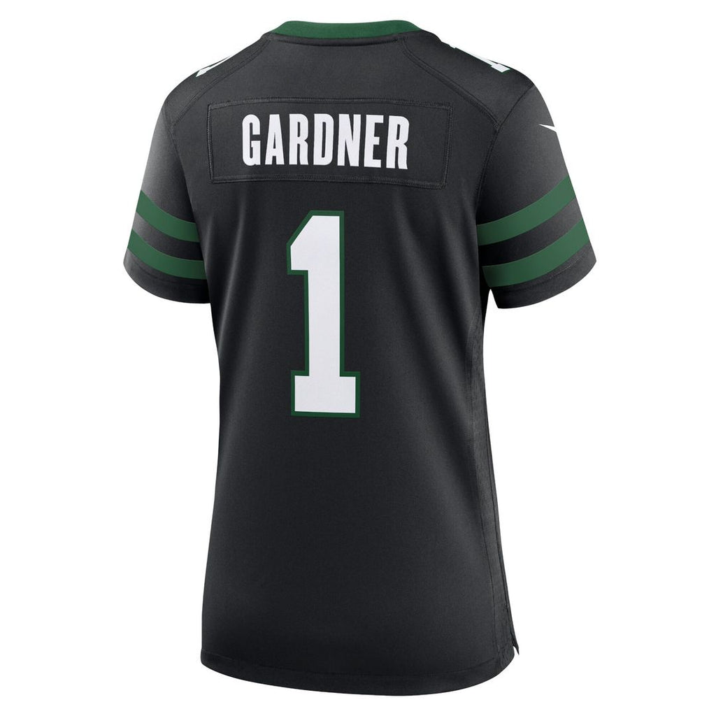 Ahmad Sauce Gardner New York Jets Nike Women's Alternate Game Jersey - Legacy Black Official NFL Team Apparel Football Fan Gear