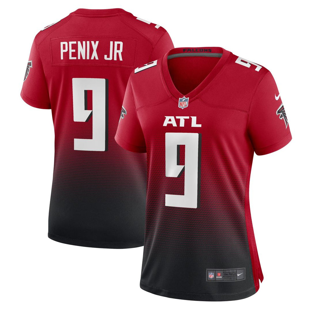Michael Penix Jr. Atlanta Falcons Nike Women's Alternate Game Jersey - Red Official NFL Team Apparel Football Fan Gear