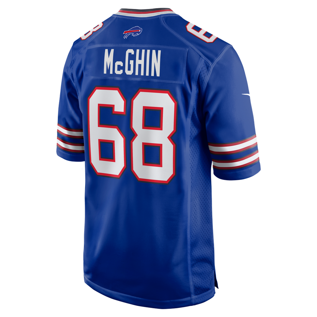 Garrett McGhin Buffalo Bills Nike Team Game Jersey - Royal Official NFL Team Apparel Football Fan Gear