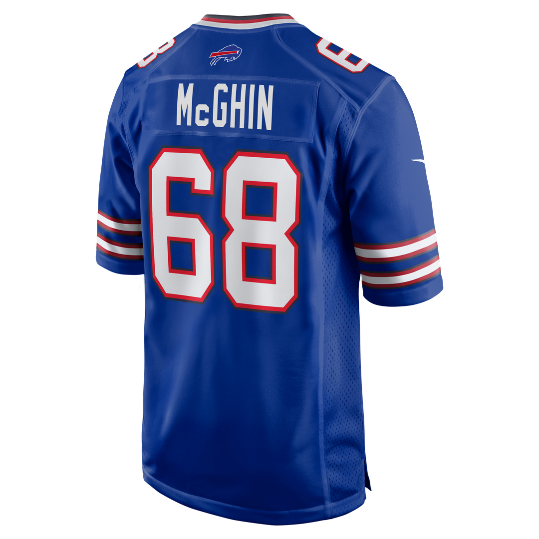Garrett McGhin Buffalo Bills Nike Team Game Jersey - Royal Official NFL Team Apparel Football Fan Gear
