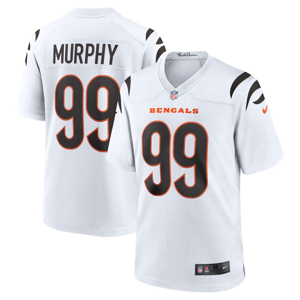 Myles Murphy Cincinnati Bengals Nike Team Game Jersey - White Official NFL Team Apparel Football Fan Gear