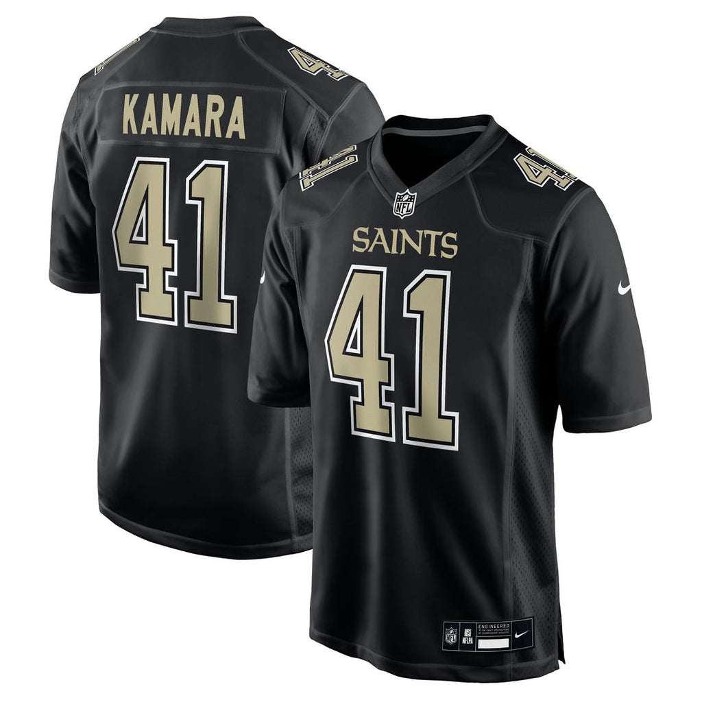 Alvin Kamara New Orleans Saints Nike Fashion Game Jersey - Carbon Black Official NFL Team Apparel Football Fan Gear