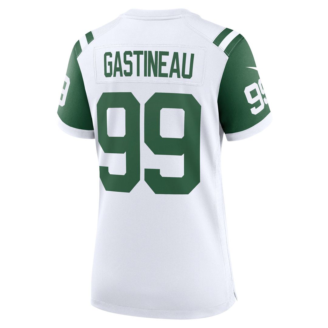 Mark Gastineau New York Jets Nike Women's Classic Alternate Retired Player Game Jersey - White Official NFL Team Apparel Football Fan Gear
