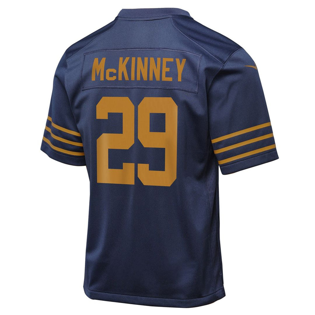 Xavier McKinney Green Bay Packers Nike Youth The 1923 Classic Game Jersey - Navy Official NFL Team Apparel Football Fan Gear