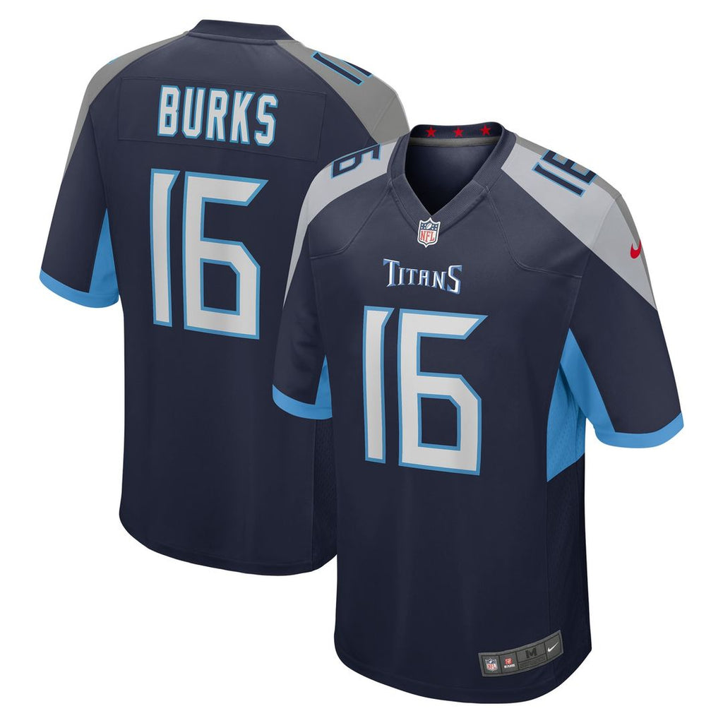 Treylon Burks Tennessee Titans Nike Player Game Jersey - Navy Official NFL Team Apparel Football Fan Gear