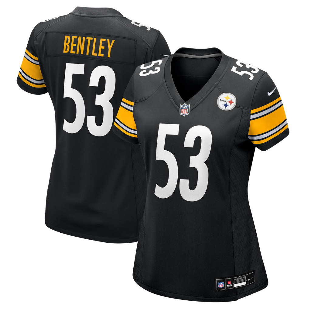 JaWhaun Bentley Pittsburgh Steelers Nike Women's Team Game Jersey - Black Official NFL Team Apparel Football Fan Gear