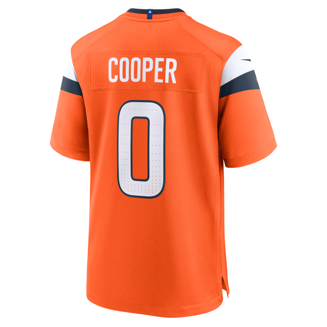 Jonathon Cooper Denver Broncos Nike Team Game Jersey - Orange Official NFL Team Apparel Football Fan Gear