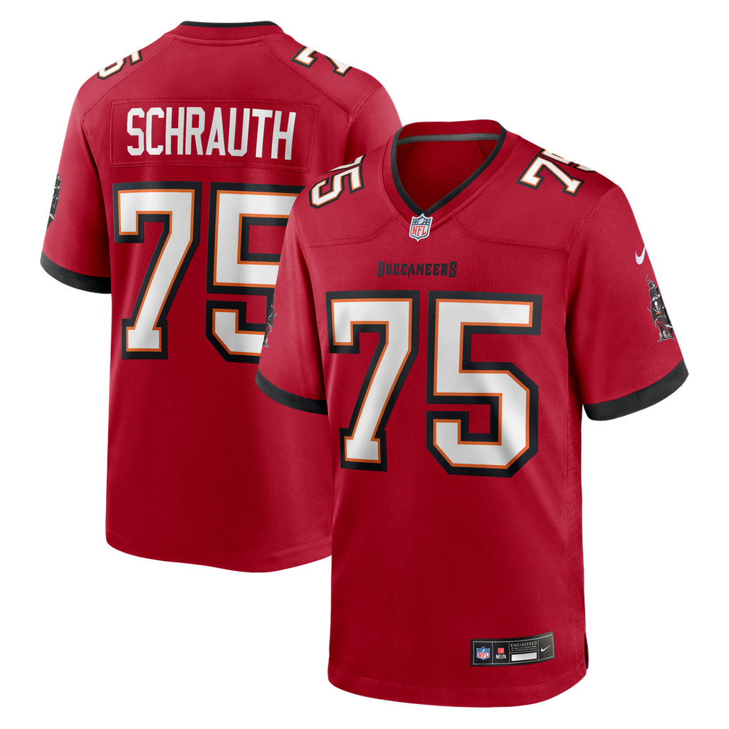 Billy Schrauth Tampa Bay Buccaneers Nike Team Game Jersey - Red Official NFL Team Apparel Football Fan Gear