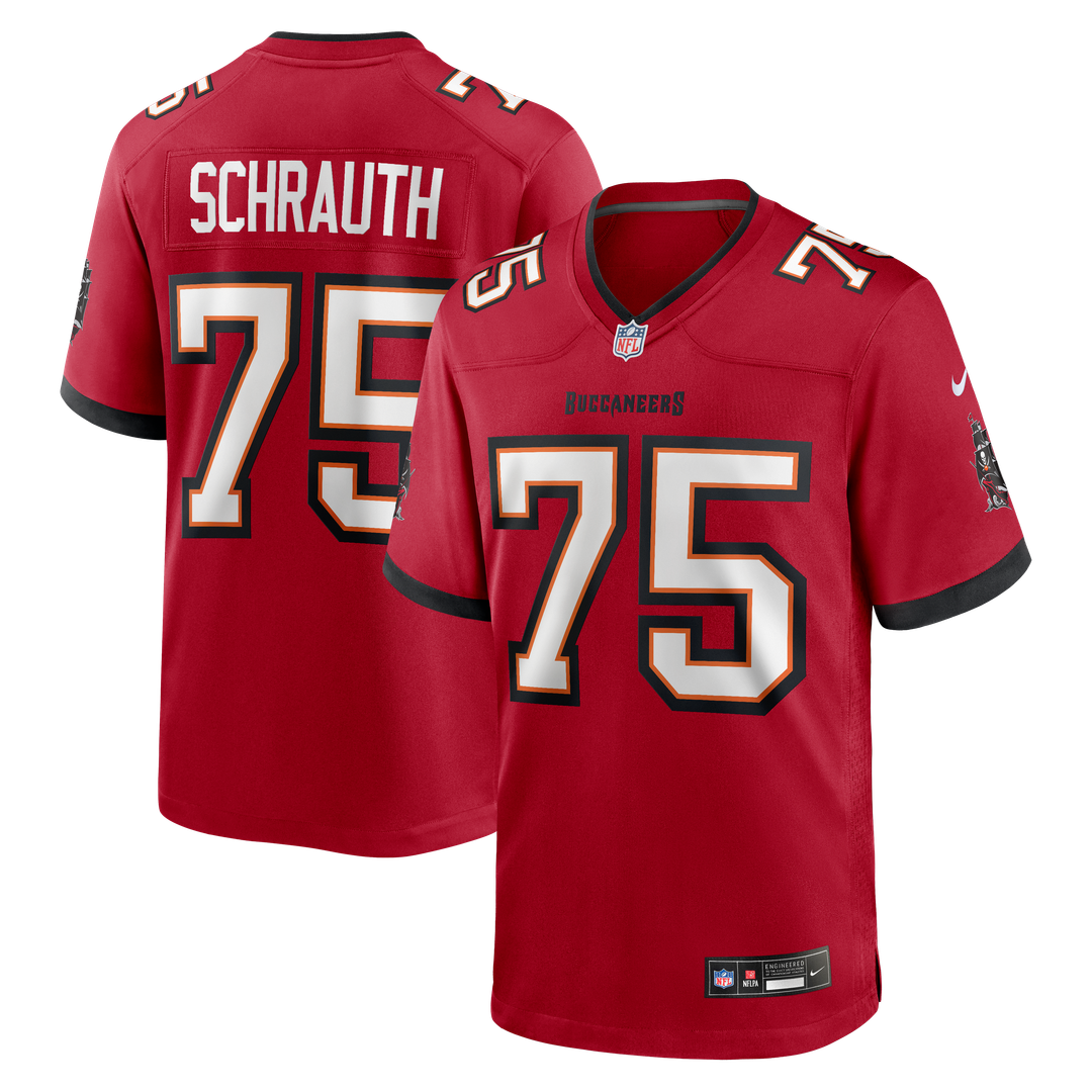 Billy Schrauth Tampa Bay Buccaneers Nike Team Game Jersey - Red Official NFL Team Apparel Football Fan Gear