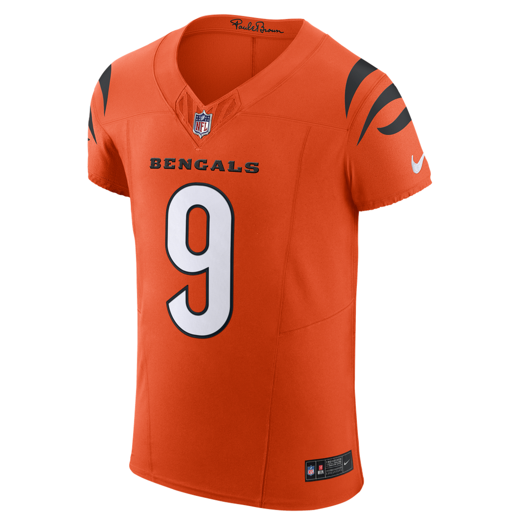Joe Burrow Cincinnati Bengals Nike Vapor F.U.S.E. Elite Jersey - Orange Official NFL Team Apparel Football Fan Gear