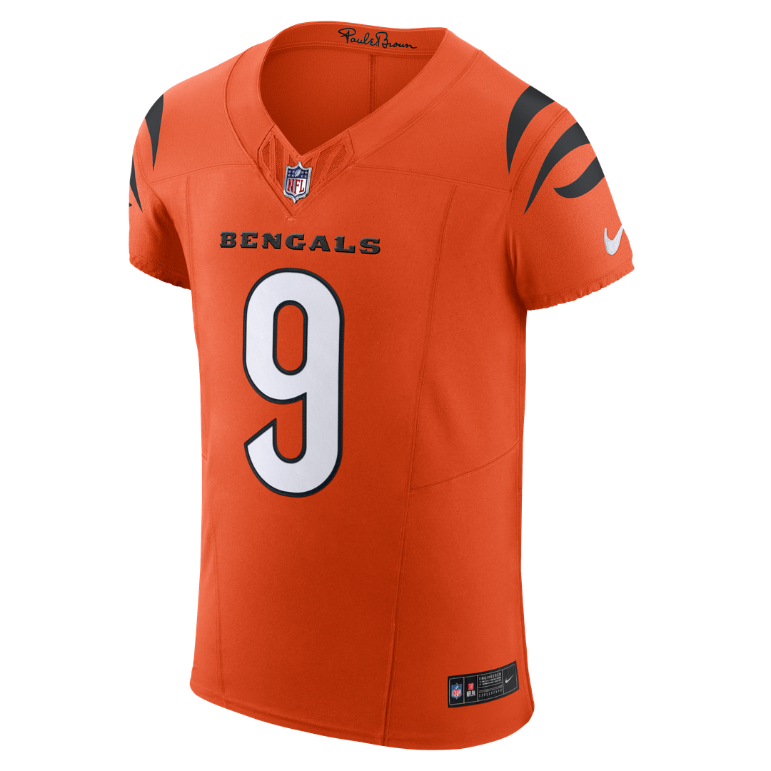 Joe Burrow Cincinnati Bengals Nike Vapor F.U.S.E. Elite Jersey - Orange Official NFL Team Apparel Football Fan Gear