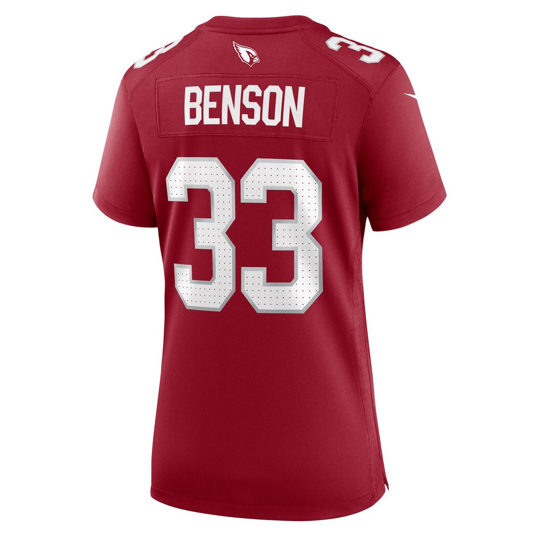 Trey Benson Arizona Cardinals Nike Women's Game Jersey - Cardinal Official NFL Team Apparel Football Fan Gear