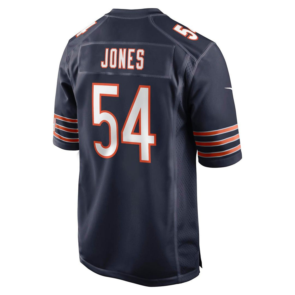 Logan Jones Chicago Bears Nike Team Game Jersey - Navy Official NFL Team Apparel Football Fan Gear