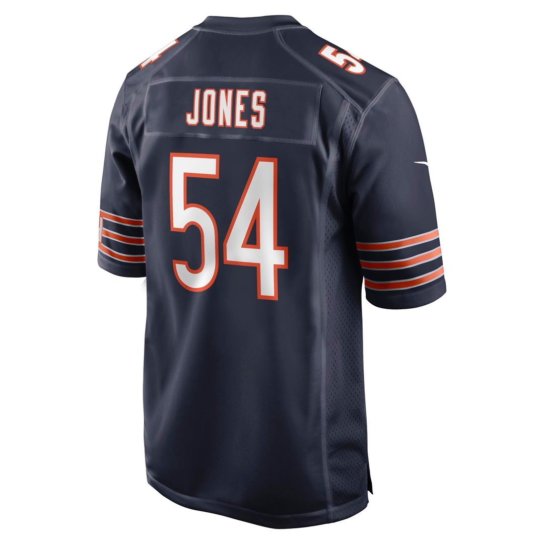 Logan Jones Chicago Bears Nike Team Game Jersey - Navy Official NFL Team Apparel Football Fan Gear