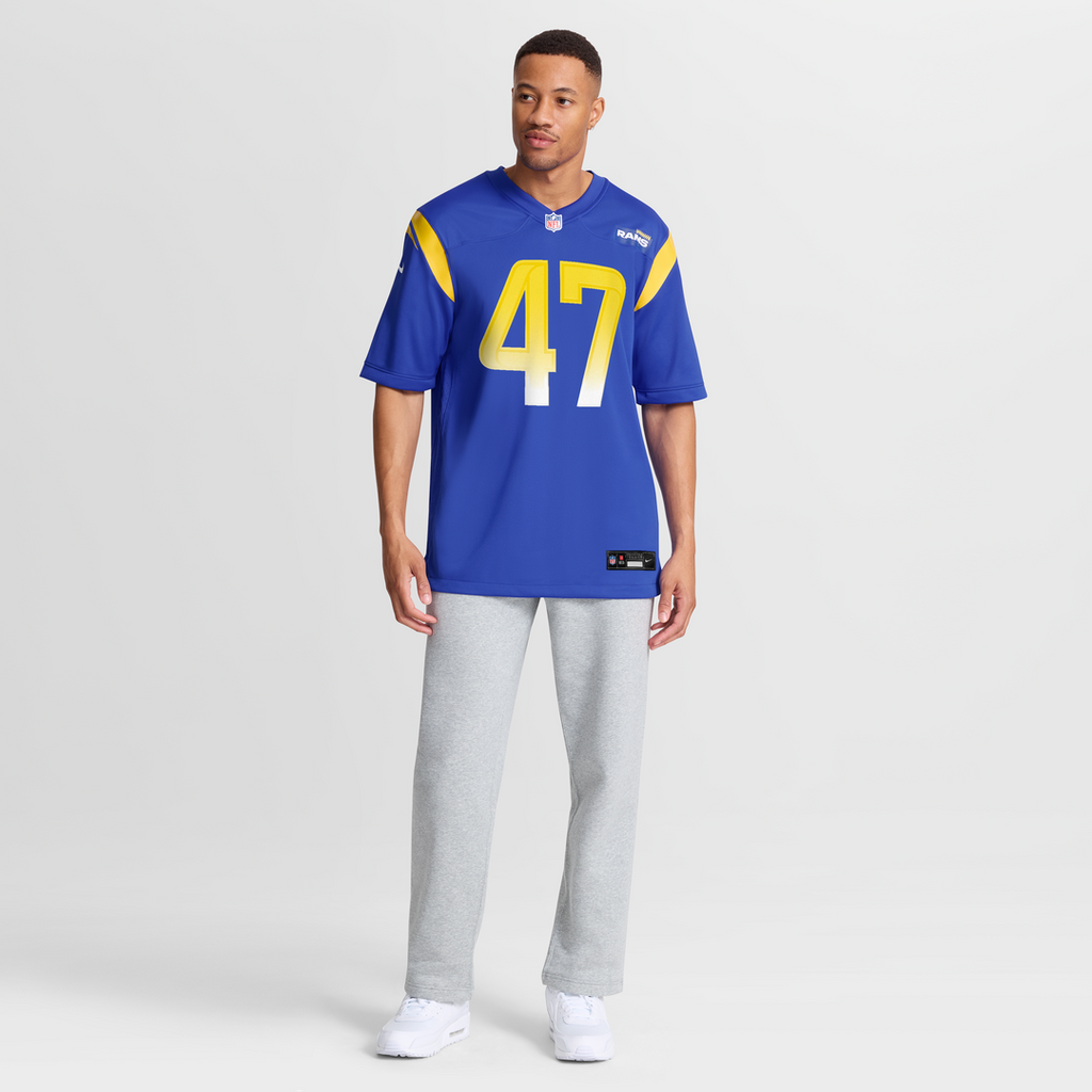 Alex Ward Los Angeles Rams Nike Home Game Jersey - Royal Official NFL Team Apparel Football Fan Gear