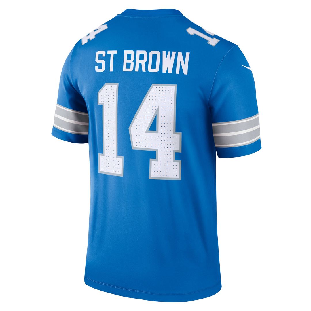 Amon-Ra St. Brown Detroit Lions Nike Legend Player Performance Top - Black NFL Fan Gear Popular Style