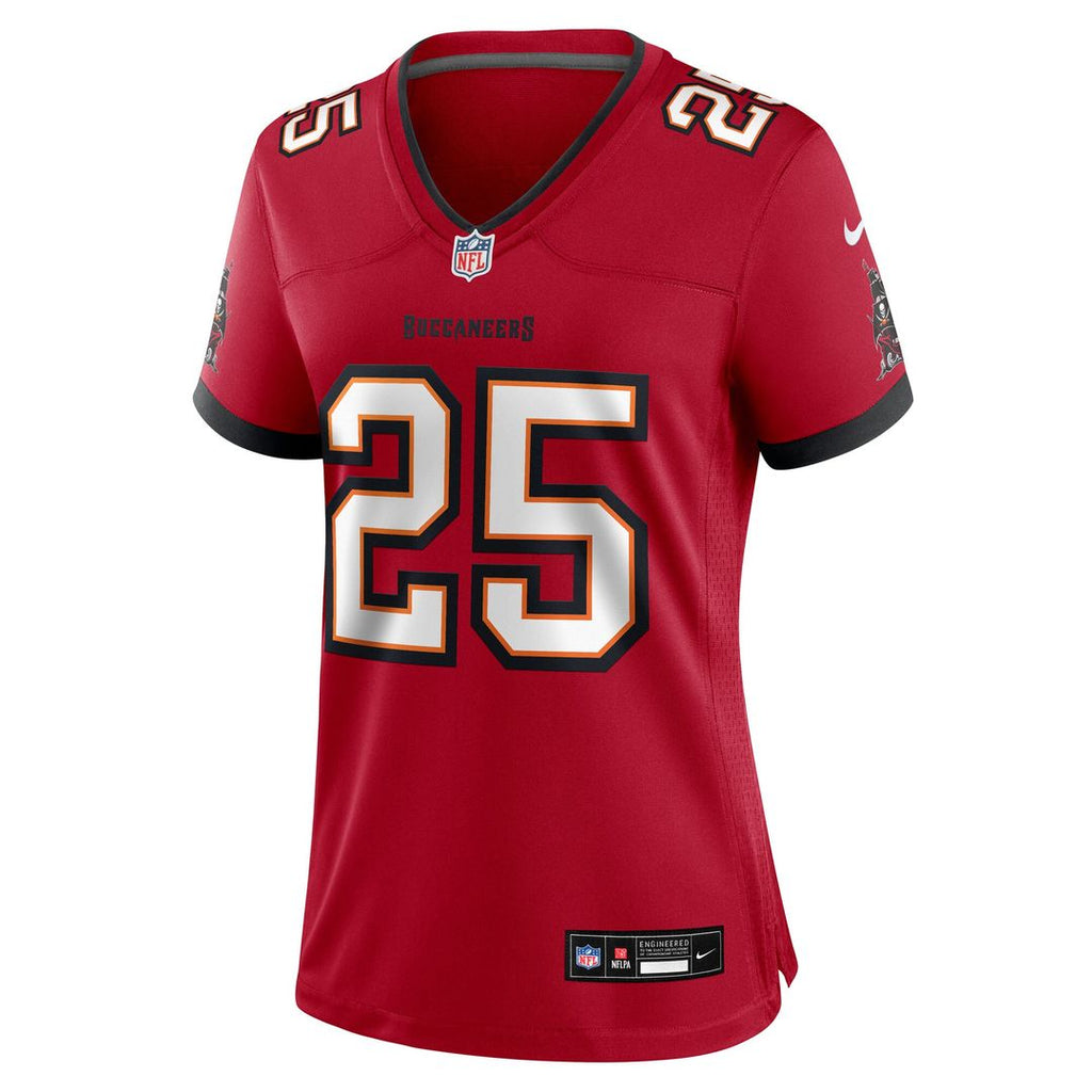 Jacob Parrish Tampa Bay Buccaneers Nike Women's Team Game Jersey - Red Official NFL Team Apparel Football Fan Gear