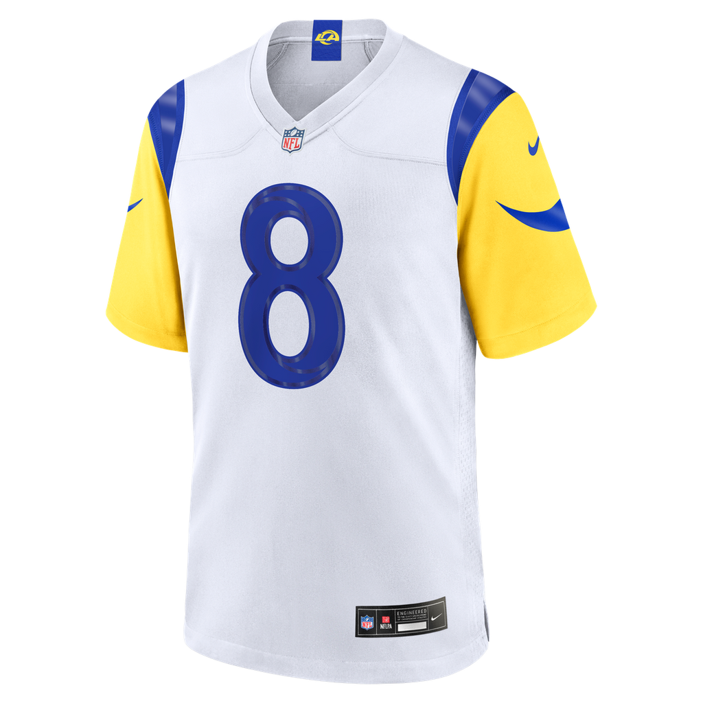 Jared Verse Los Angeles Rams Nike White Game Player Jersey - White Official NFL Team Apparel Football Fan Gear