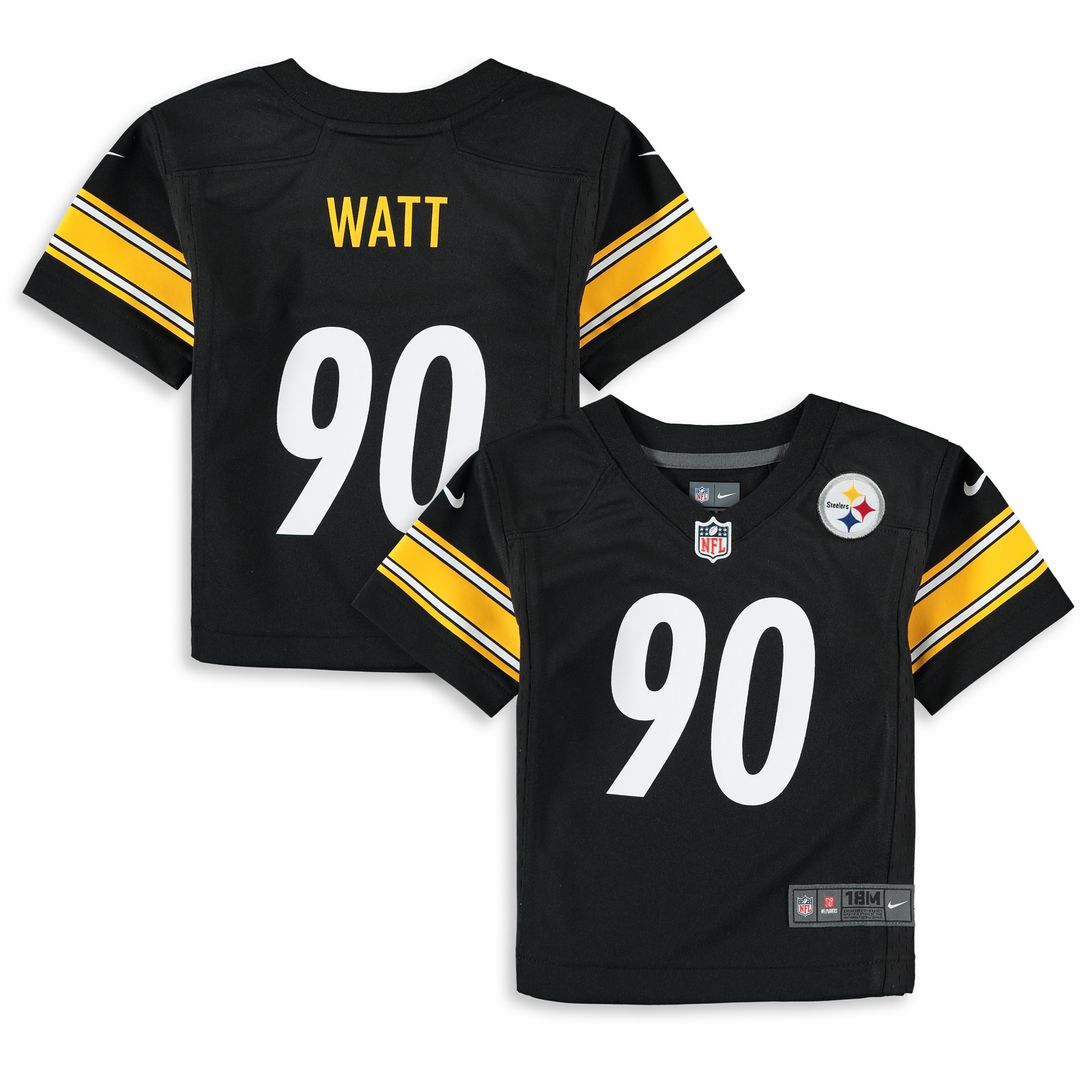 T.J. Watt Pittsburgh Steelers Nike Infant Team Player Game Jersey - Black Official NFL Team Apparel Football Fan Gear