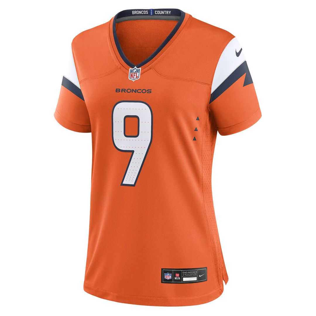 Talanoa Hufanga Denver Broncos Nike Women's Team Game Jersey - Orange Official NFL Team Apparel Football Fan Gear