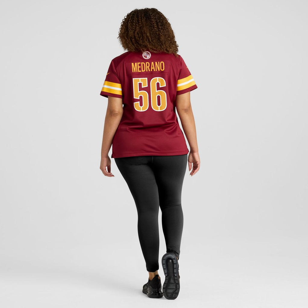 Kain Medrano Washington Commanders Nike Women's Team Game Jersey - Burgundy Official NFL Team Apparel Football Fan Gear