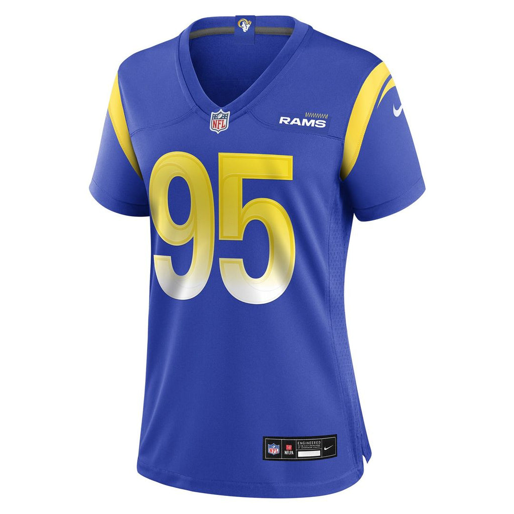 Poona Ford Los Angeles Rams Nike Women's Team Game Jersey - Royal Official NFL Team Apparel Football Fan Gear