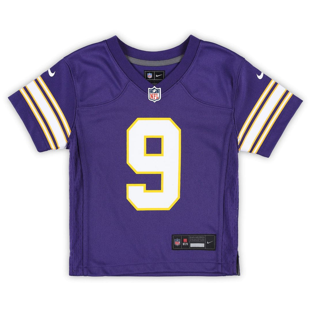 J.J. McCarthy Minnesota Vikings Nike Preschool Classic Player Game Jersey - Purple Official NFL Team Apparel Football Fan Gear