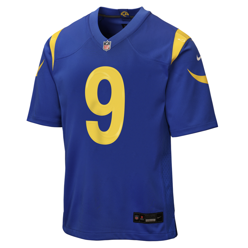 Matthew Stafford Los Angeles Rams Nike Youth Team Game Jersey - Royal Official NFL Team Apparel Football Fan Gear