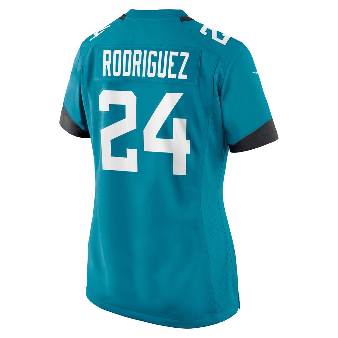 Chris Rodriguez Jacksonville Jaguars Nike Women's Team Game Jersey - Teal Official NFL Team Apparel Football Fan Gear