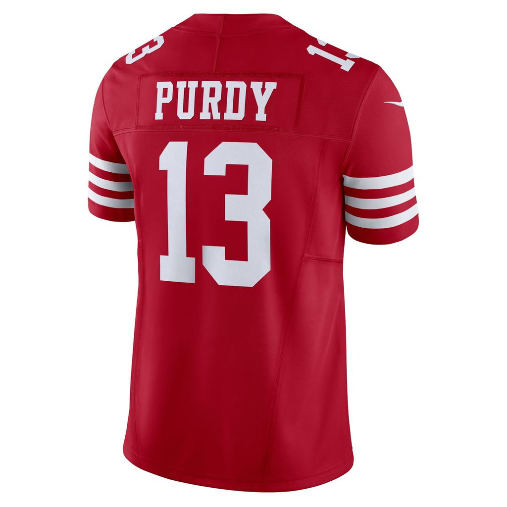 Brock Purdy San Francisco 49ers Nike Vapor F.U.S.E. Limited Jersey - Scarlet Official NFL Team Apparel Football Fan Gear