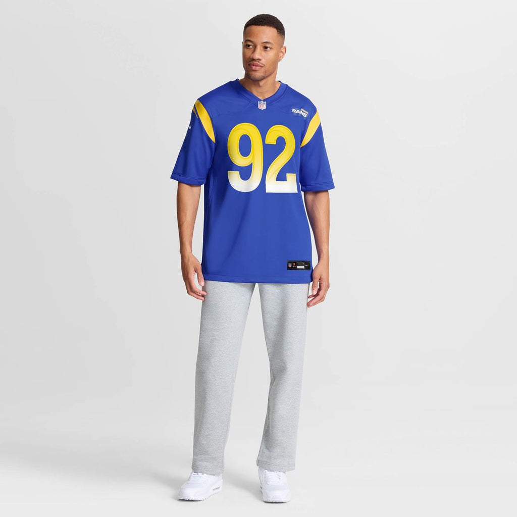 Harrison Mevis Los Angeles Rams Nike Team Game Jersey - Royal Official NFL Team Apparel Football Fan Gear