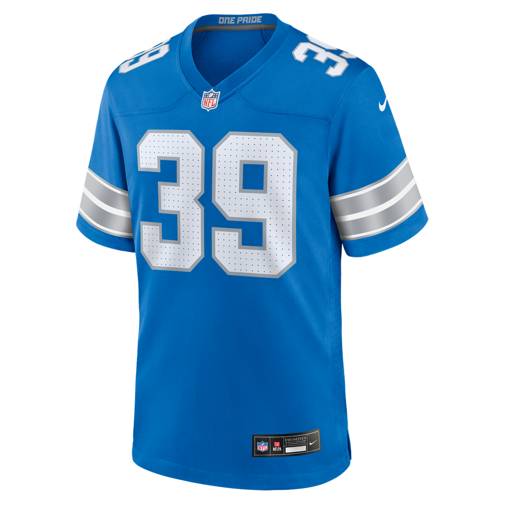 Jake Bates Detroit Lions Nike Team Game Jersey - Blue Official NFL Team Apparel Football Fan Gear