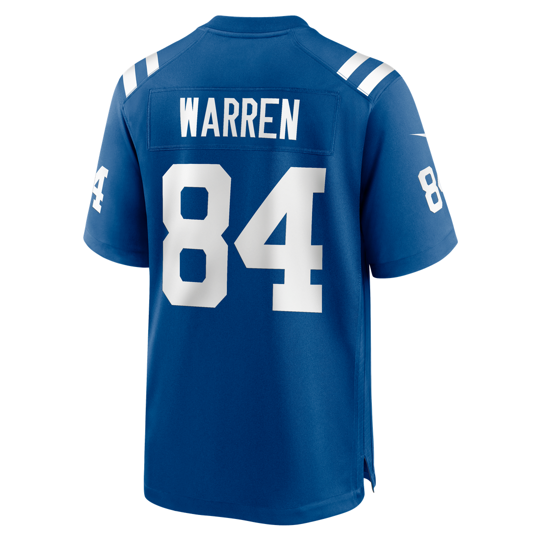 Tyler Warren Indianapolis Colts Nike Team Game Jersey - Royal Official NFL Team Apparel Football Fan Gear