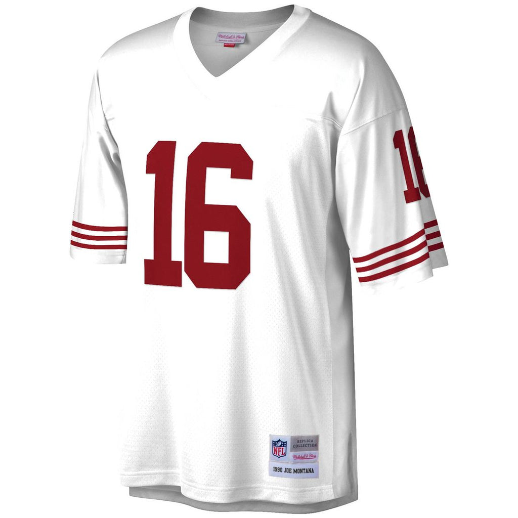 Joe Montana San Francisco 49ers Mitchell & Ness Legacy Replica Jersey - Scarlet Official NFL Team Apparel Football Fan Gear