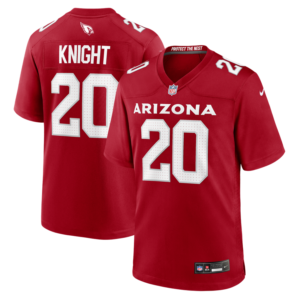 Zonovan Knight Arizona Cardinals Nike Team Game Jersey - Cardinal Official NFL Team Apparel Football Fan Gear