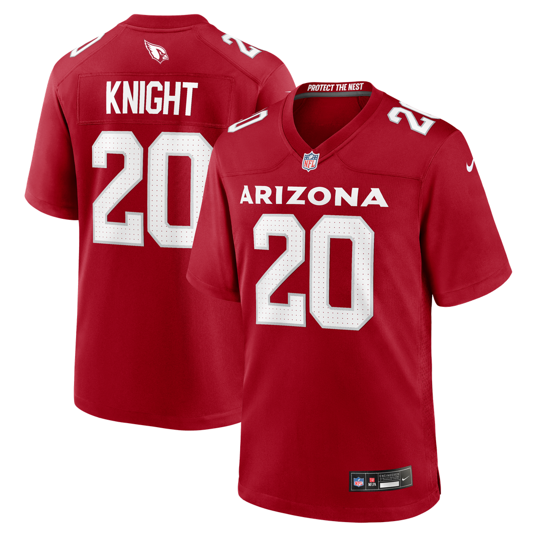 Zonovan Knight Arizona Cardinals Nike Team Game Jersey - Cardinal Official NFL Team Apparel Football Fan Gear