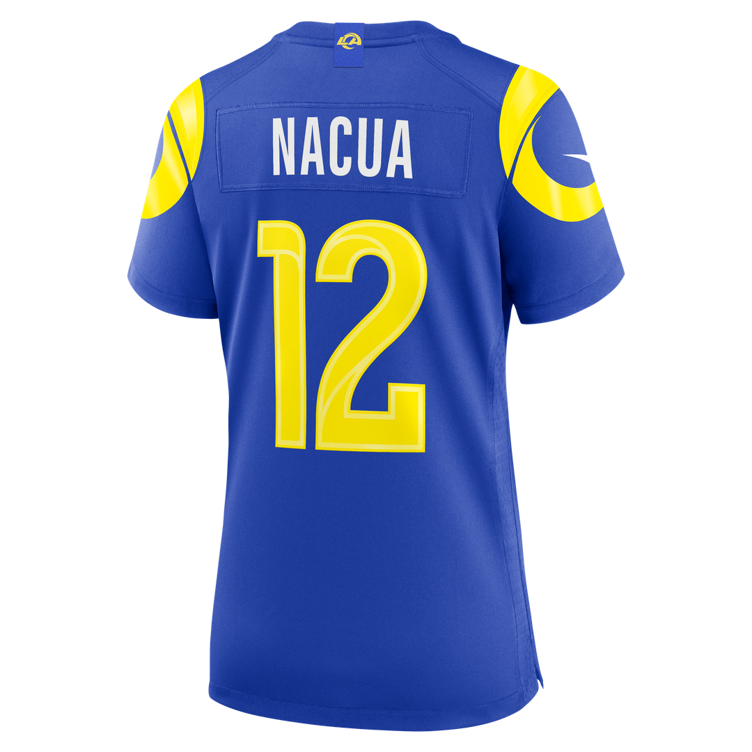 Puka Nacua Los Angeles Rams Nike Women's Game Jersey - Royal Official NFL Team Apparel Football Fan Gear