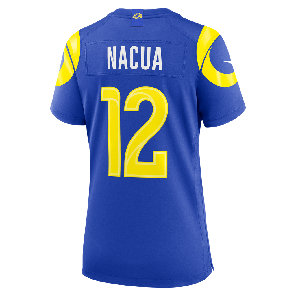 Puka Nacua Los Angeles Rams Nike Women's Game Jersey - White Official NFL Team Apparel Football Fan Gear