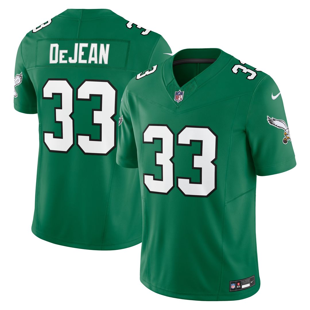 Cooper DeJean Philadelphia Eagles Nike Alternate 2 Vapor F.U.S.E. Limited Jersey - Kelly Green Official NFL Team Apparel Football Fan Gear